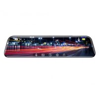 Camera Auto Oglinda cu Touchscreen Techstar® D40, 10 inch, Inregistrare Duala Fata/Spate Marsarier, 1080P FullHD, Unghi - 2