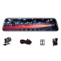 Camera Auto Oglinda cu Touchscreen Techstar® D40, 10 inch, Inregistrare Duala Fata/Spate Marsarier, 1080P FullHD, Unghi - 6