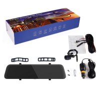 Camera Auto Oglinda cu Touchscreen Techstar® D40, 10 inch, Inregistrare Duala Fata/Spate Marsarier, 1080P FullHD, Unghi - 7