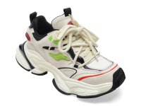 Ghete GRYXX 12690 albe din piele naturala - 1