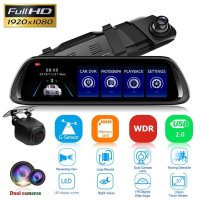 Camera Video Auto Oglinda DVR Dubla FullHD Techstar® K62, Unghi 170°, Display IPS LED 10", Nightvision, Wide Range - 6