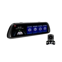 Camera Video Auto Oglinda DVR Dubla FullHD Techstar® K62, Unghi 170°, Display IPS LED 10", Nightvision, Wide Range - 8