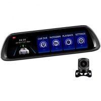 Camera Video Auto Oglinda DVR Dubla FullHD Techstar® K62, Unghi 170°, Display IPS LED 10", Nightvision, Wide Range - 3