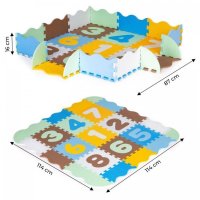 Salteluta Ecotoys pentru joaca si invatare cu 25 de piese colorate - 6