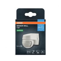 OSRAM SENSOR WALL - Senzor de lumina si miscare pentru perete, 110°, 230V, IP44, dimensiuni 60x72x77mm, ajustabil 2s - 15min, Alb - 1