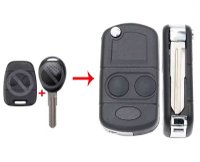 Carcasa Cheie Auto tip Briceag Land Rover Freelander, Transformare din Cheia Normala - 4