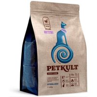 Hrana uscata Petkult Adult Care Sterilized pentru pisici, cu continut ridicat de rata, 400 g - 1