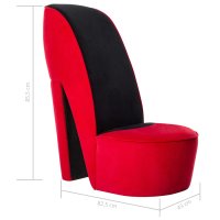 Fotoliu creativ in forma de pantof cu toc inalt - 7