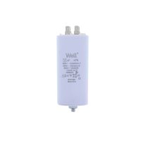 Condensator de pornire pentru motor 400V 55uF cu prindere prin surub, marca Well - 2
