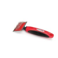 Perie pentru caini si pisici CAMON cu dinti de otel si varfuri rotunjite, S, 4.5x6cm - 3