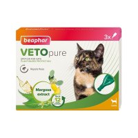 Pipete Antiparazitare pentru Pisici Beaphar Veto Pure Spot On - 3 Pipete - 1