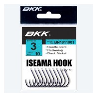 Carlige BKK Iseama-R Diamond BN, Black Nickel, marimea nr. 12 - 1