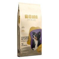 Hrana Uscata Caini, Remi Premium Adult Medium Breed cu Pui si Curcan, 12.5 kg - 1