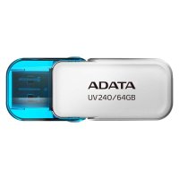 ADATA UV240 64GB USB Flash Drive, USB 2.0, White - 4
