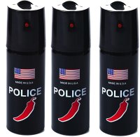 Set 3 x Spray POLICE paralizant de buzunar cu Chilli - 1