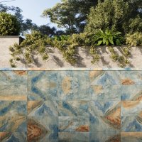 Gresie portelanata Portofino 30x60 cm, mata, antiderapanta R10 pentru piscina - 3