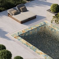 Gresie portelanata Portofino 30x60 cm, mata, antiderapanta R10 pentru piscina - 2