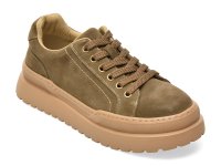 Pantofi sport barbati GRYXX 1352 kaki din piele intoarsa - 1