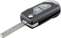 Carcasa Cheie Auto Techstar tip Briceag cu 2 Butoane, Compatibila Citroen DS3, C3, lama VA2 - 5