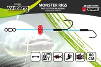 Montura Wizard Monster Surface Livebait Double Mono Rig pentru Pescuit la Somn (Cârlige Nr. 7/0R) - 5