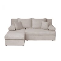 Coltar ANA LUX extensibil, cu lada depozitare, colt interschimbabil, bej inchis, 200x140x83 cm - 1