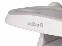 Scaun de masa pliabil 2 in 1, ajustabil pe inaltime, cu centura de siguranta si 2 tavite, Colibro Noto Dove - 4