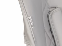 Scaun de masa pliabil 2 in 1, ajustabil pe inaltime, cu centura de siguranta si 2 tavite, Colibro Noto Dove - 7
