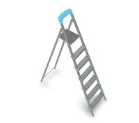 Scara Pliabila din Otel Perilla 11006 cu 7 Trepte, 146cm, 120kg - 2