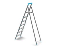 Scara Pliabila din Otel Perilla 11006 cu 7 Trepte, 146cm, 120kg - 3