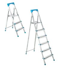 Scara Pliabila din Otel Perilla 11006 cu 7 Trepte, 146cm, 120kg - 1