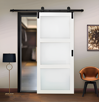 Usa glisanta interior MDF laminat BD61-3L, alba, 870 x 2130 mm - 1