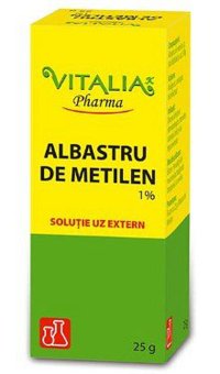 Albastru de Metilen 1% - 25g de la Vitalia pentru Tratament si Igiena - 1