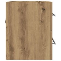 Dulap de baie pentru chiuveta din lemn prelucrat Stejar Artisan - 7
