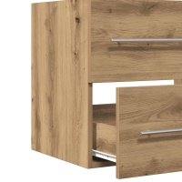 Dulap de baie pentru chiuveta din lemn prelucrat Stejar Artisan - 10