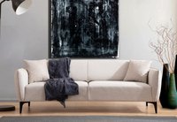Canapea 3 locuri Belissimo Bej 220x67x95 cm - 1