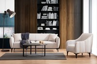 Canapea 3 locuri Belissimo Bej 220x67x95 cm - 3