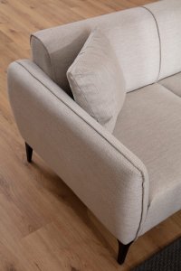 Canapea 3 locuri Belissimo Bej 220x67x95 cm - 4