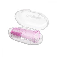 Degetar din silicon Baby Ono roz pentru masarea gingiilor - 4