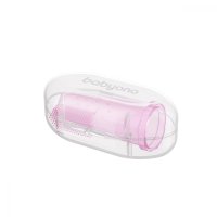 Degetar din silicon Baby Ono roz pentru masarea gingiilor - 2