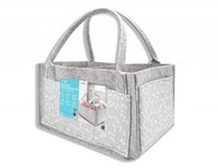 Geanta organizator scutece si accesorii copiibebelusi BabyJem Gri - 2