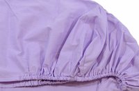 Cearceaf mov KidsDecor cu elastic din bumbac 60 x 120 cm - 1