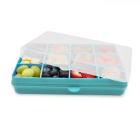 Cutie snack cu 12 compartimente Melii blue - 1
