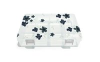 Cutie snack cu 8 compartimente Melii print flori - 3