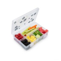 Cutie snack cu 8 compartimente Melii print flori - 1