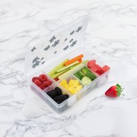 Cutie snack cu 8 compartimente Melii print flori - 2