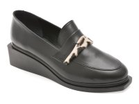 Mocasini GOLD DEER negri, 3892523, din piele naturala - 1