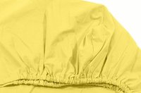 Cearceaf galben KidsDecor cu elastic din bumbac 120x200 cm - 1