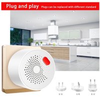 Detector de scurgeri de gaz inteligent Techstar®, Wi-Fi, Notificari in Aplicatiile Tuya si SmartLife, Alarma inclusa - 4