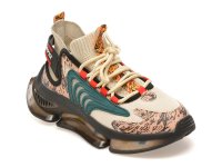 Pantofi sport GRYXX bej 21016 din material textil pentru femei - 1