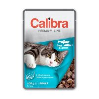 Calibra Cat Pouch Premium Adult Trout & Salmon, 100 g - 1